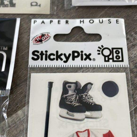 NWT 6 Hockey Themed Sticker Packages - Variety of Sizes and Styles! - Picture 17 of 17